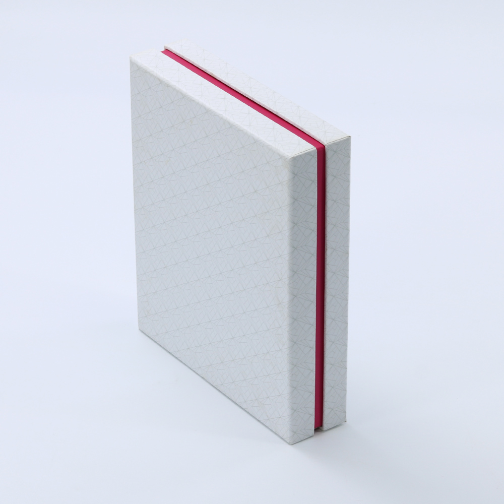 customs rigid paper packaging with plastic tray