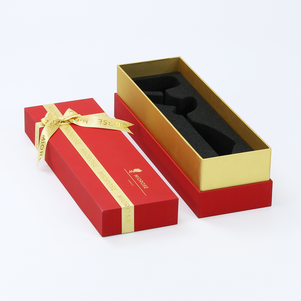 Personalized rigid cardboard paper box with Foam cutting