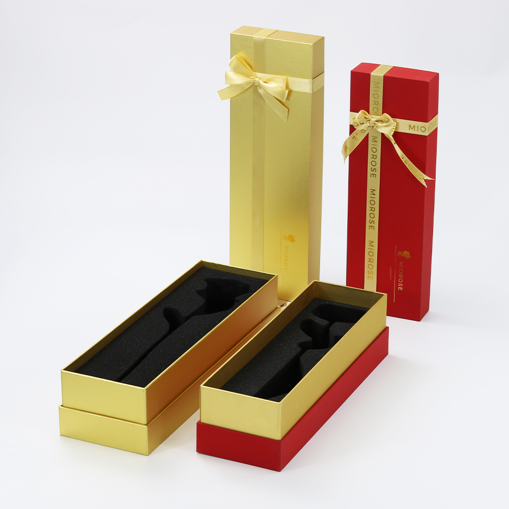 Personalized rigid cardboard paper box with Foam cutting