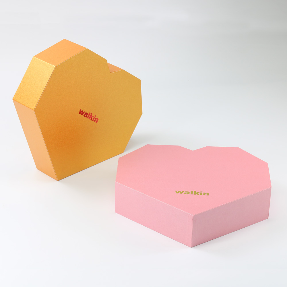 customized hexagon paper box with crinkle paper