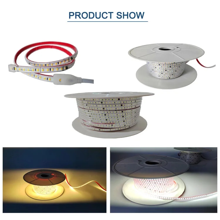 8mm Smd 120 Led ਸਟ੍ਰਿਪ 2835 Led ਸਟ੍ਰਿਪ ਲਾਈਟ 110V 220V (1)y5n