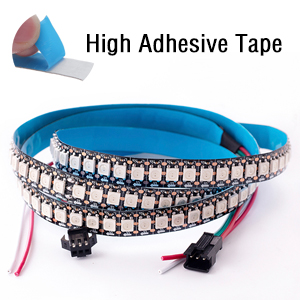 RGBIC 5V WS2812B ਵਿਅਕਤੀਗਤ ਤੌਰ 'ਤੇ ਪਤਾ ਲਗਾਉਣ ਯੋਗ 5050 RGB LED ਸਟ੍ਰਾਈਪ ਲਾਈਟ (4)nlb