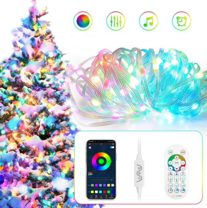 ਐਪ ਕੰਟਰੋਲ ਸਮਾਰਟ LED ਸਟ੍ਰਿੰਗ ਲਾਈਟ 5v USB (1)e1b