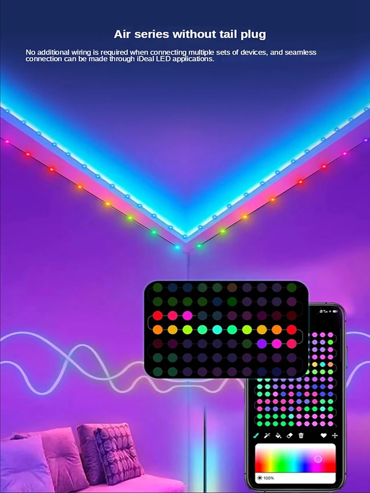 ਐਪ ਕੰਟਰੋਲ ਸਮਾਰਟ LED ਸਟ੍ਰਿੰਗ ਲਾਈਟ 5v USB (7)mg3