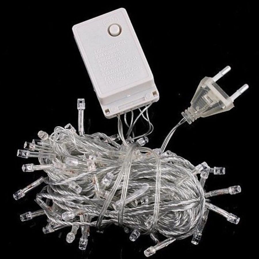 ਛੁੱਟੀਆਂ ਦੀਆਂ ਬਾਹਰੀ 100 LED ਸਟਰਿੰਗ ਲਾਈਟਾਂ 10m 220v 110v (3)wfb