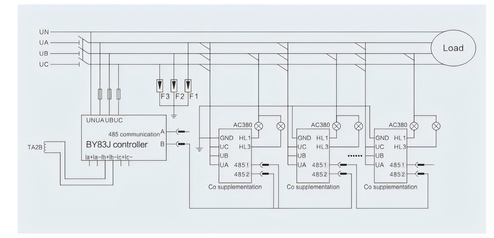 BY86DS/450-20 Series Controlled Intelligent Capacitors 20 Kvar Power Bank Intelligent Power Factor Compensation Smart Capacitor with Over Voltage Protection