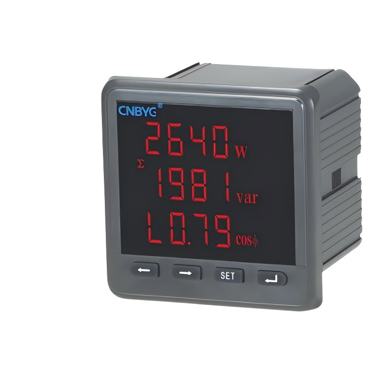 BY194l-D*4 Three Phase Ammeter Equiped With Intelligent RS485 LED Display Unit