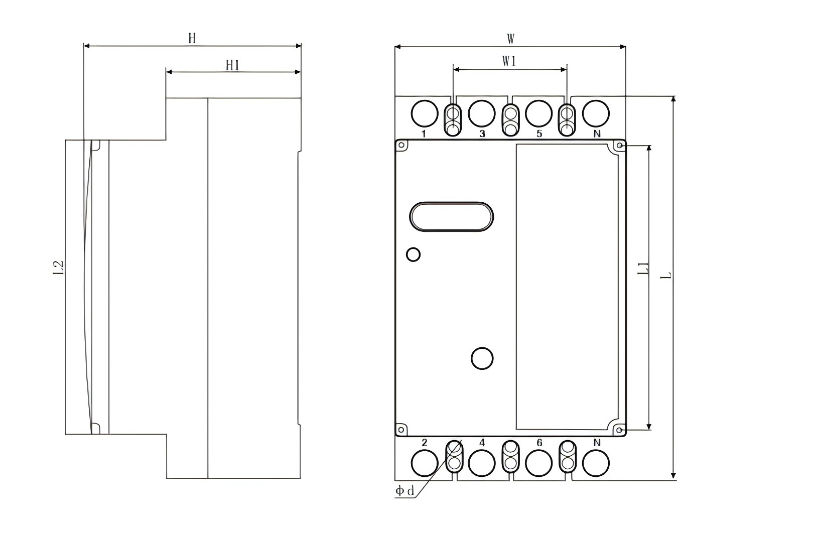 BYM5EL Series Residual Current Circuit Breaker