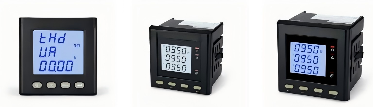 JKG2B Series Reactive Power Automatic Compensation Controller Three-Phase Multi-Function Meter Active and Reactive Power Current and Voltage Display Instrument 380V