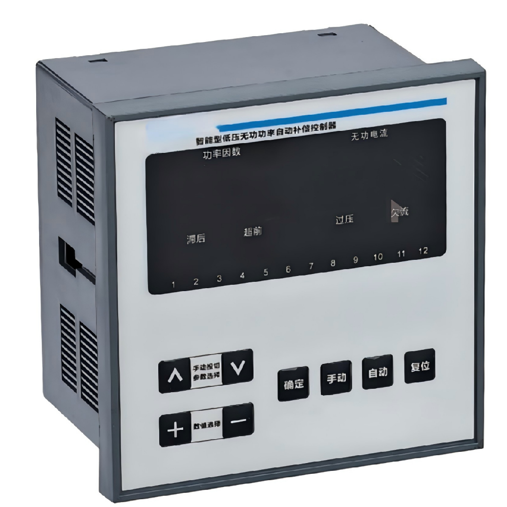 BY75 Series High Quality Intelligent Reactive Power Compensation Controller AC220V Low Voltage  Reactive Power Compensation Controller