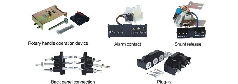 BYCM1E-125 Series Molded Case Circuit Breaker 380V AC MCCB Circuit Breaker 3-Phase PV AC MCCB for PV Power Systems