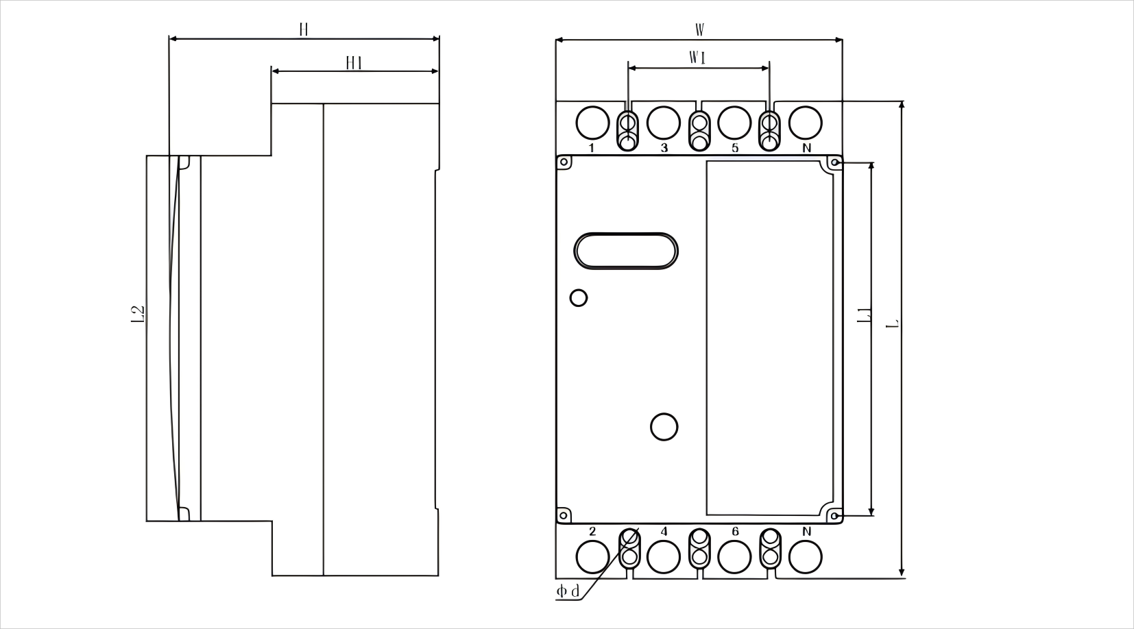 BYM5EL Series Residual Current Circuit Breaker Product Features