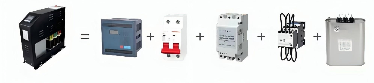 BY86DS/450-20 Series Controlled Intelligent Capacitors 20 Kvar Power Bank Intelligent Power Factor Compensation Smart Capacitor with Over Voltage Protection