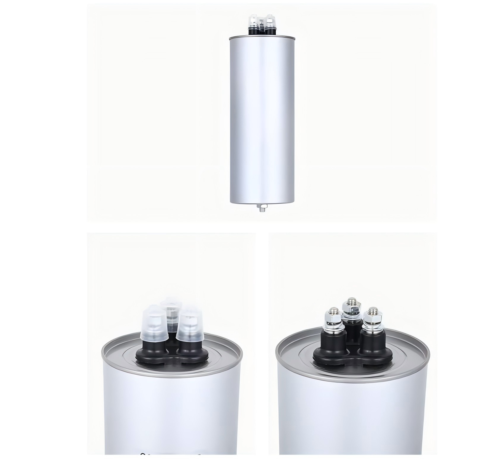 BY71 0.45-40-3 Series Cylindrical Capacitor High-Efficiency Suppression Quick Response Low Voltage Cylindrical Shunt Self-Healing Power Capacitor