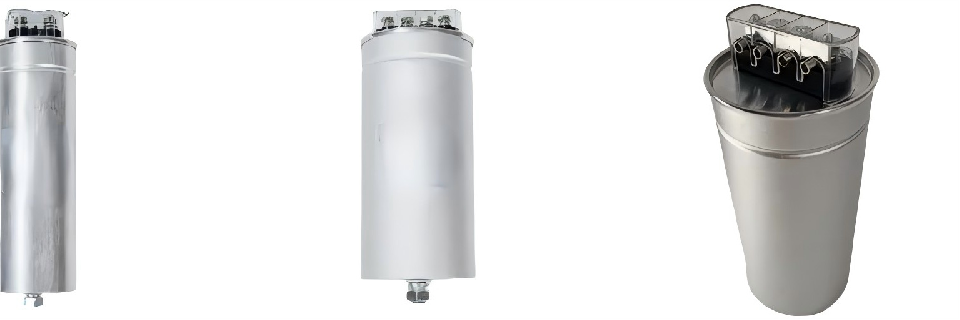 BY71 0.48-25-3 Series Cylindrical Capacitor 25kvar Three-Phase Cylindrical Self-Healing Low-Voltage Power Capacitor for Metallurgy