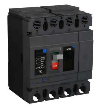 BYCM1E-125 Series Molded Case Circuit Breaker 450V 3P Low Voltage MCCB  Adjustable Over Voltage and Under Voltage Protective Device