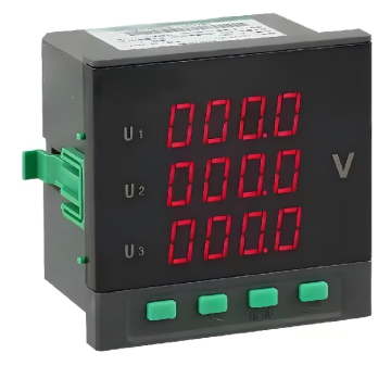 BY194UI-A*4 Series Three-Phase Current and Voltage Combination Meter Equipped With Three-Row LED Digital Displays Three-Phase Multifunctional Meter Measure Voltage Current Power Electric Energy
