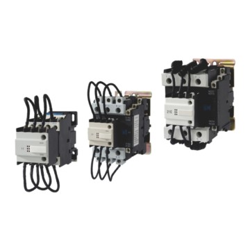 Series switching capacitor contactor