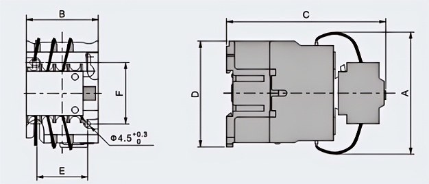 BY CJ19-43 Series Switching Capacitor Contactor Three Pole AC Contactor  Electrical Contactor 220V Low-voltage AC Contactor