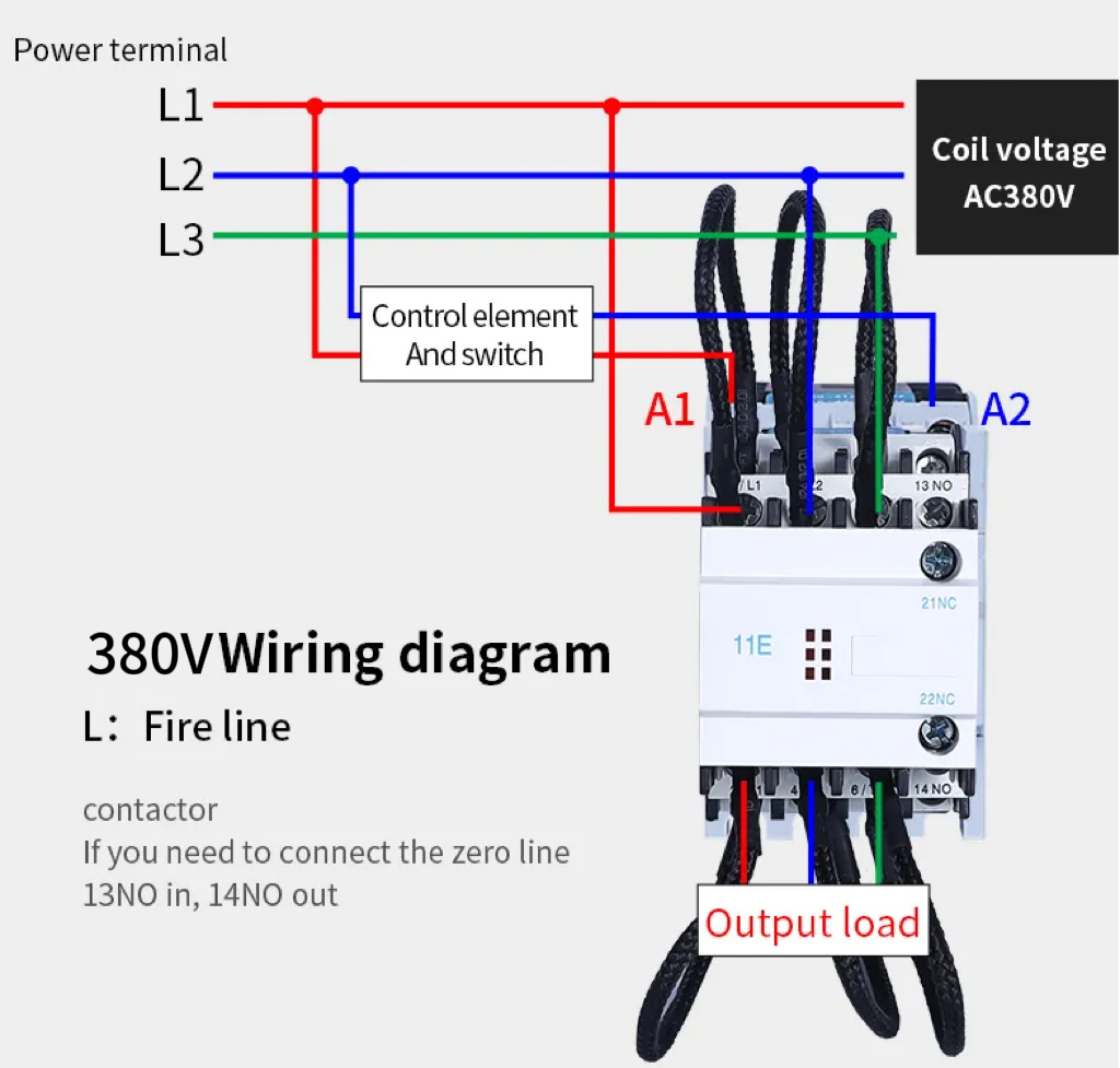 CJ19-25 220V Alternating Current Contactor AC Contactor for Switching Capacitors Main Circuit Rating Voltage 220V