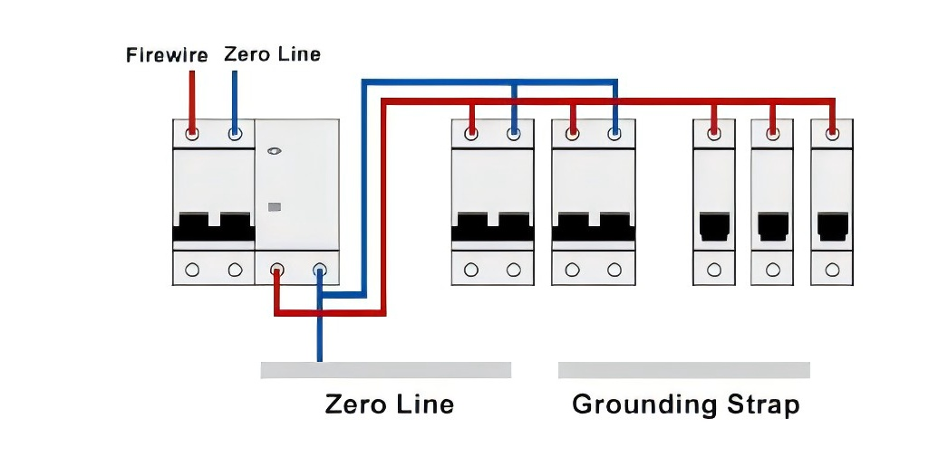 Wiring Method of BYB1 Series Miniature Circuit Breaker