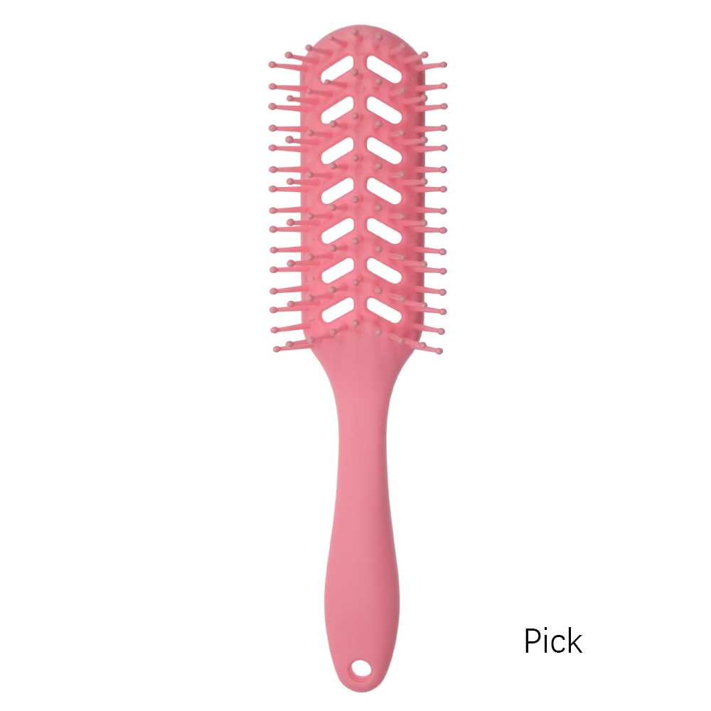 Ball-Tipped Tunnel Vent Hair Brush Nine-Row Brush (7)48r