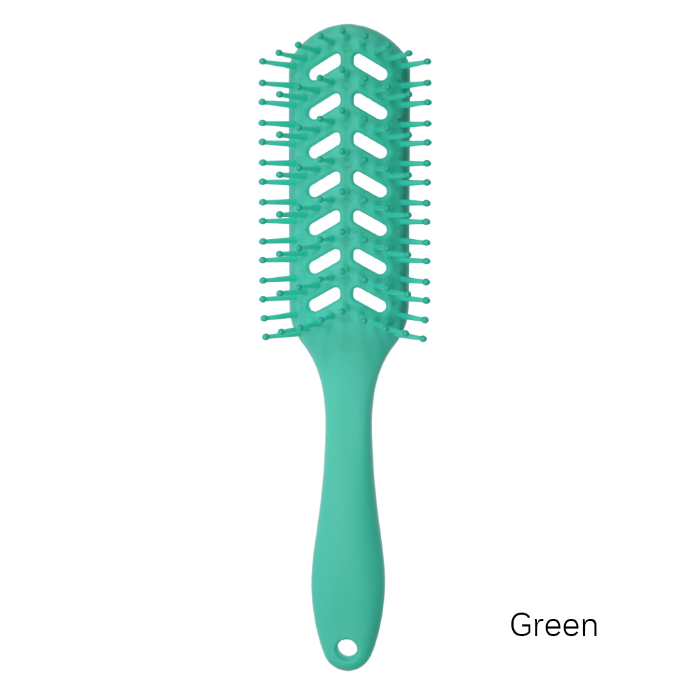 Ball-Tipped Tunnel Vent Hair Brush Nine-Row Brush (8)x1a