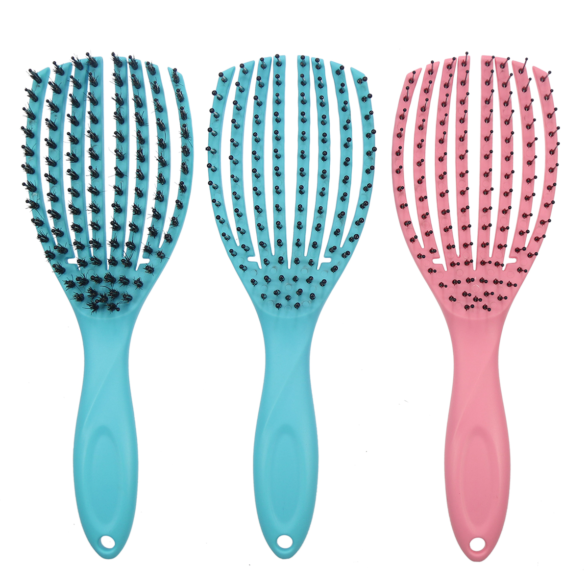 Curved Vent Detangling Massage Hair B...