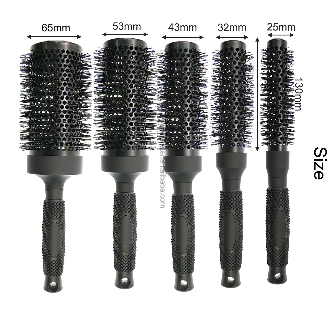 Boar Bristle Ceramic Heat Nano Lon Shampoo Brush