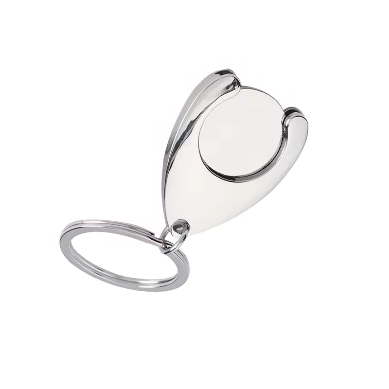 Personalized Coin Holder Shopping Cart Trolley Token Keychain