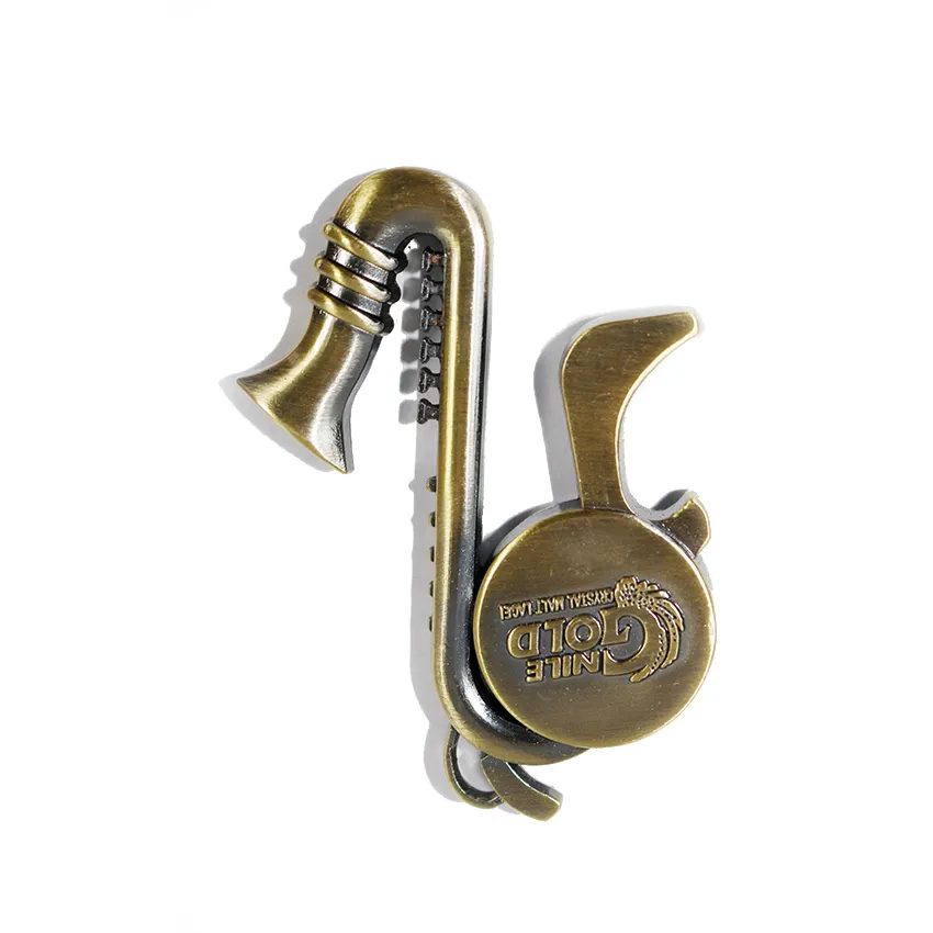 High-end Music instrument Saxphone Bottle Opener Keychain