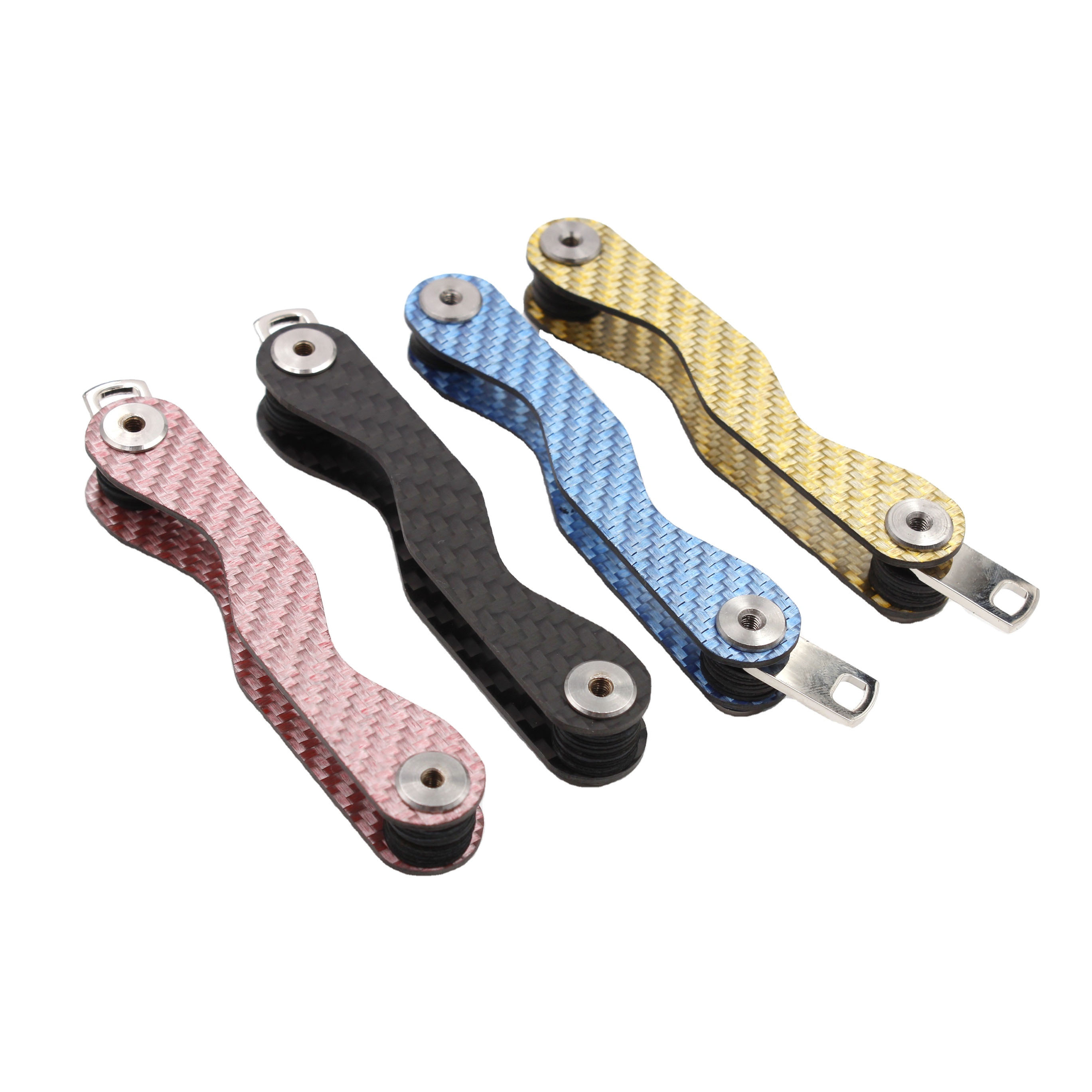 Carbon Fiber Technological Lightweight Keychain Compact Key Organizer