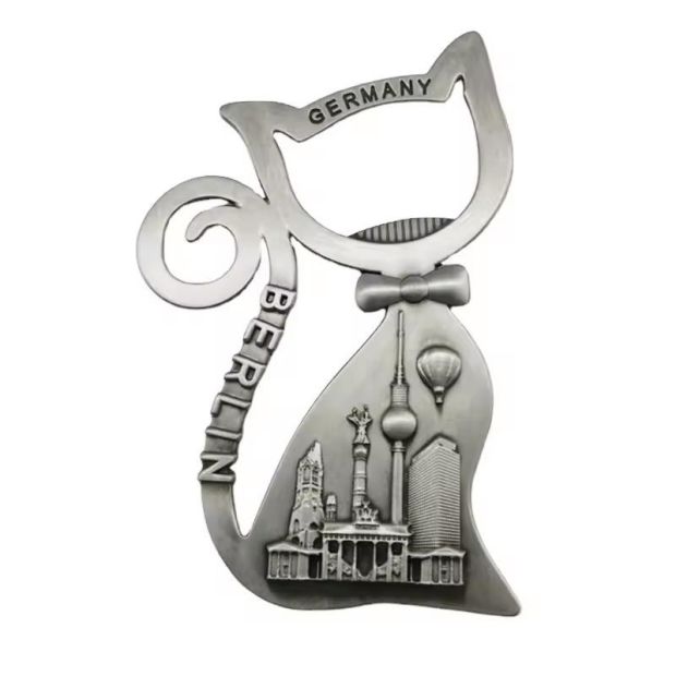 Custom Zinc Alloy German Fridge Magnets Kühlschrank-Aufkleber