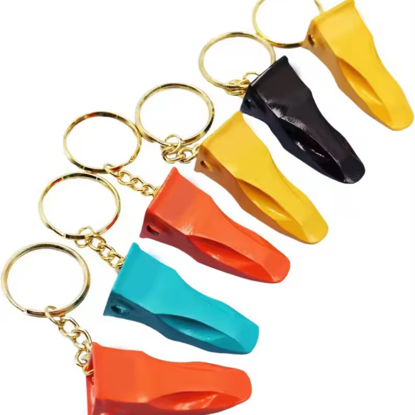 Excavator Bucket Teeth Customized Keyrings-Construction Series Keychain