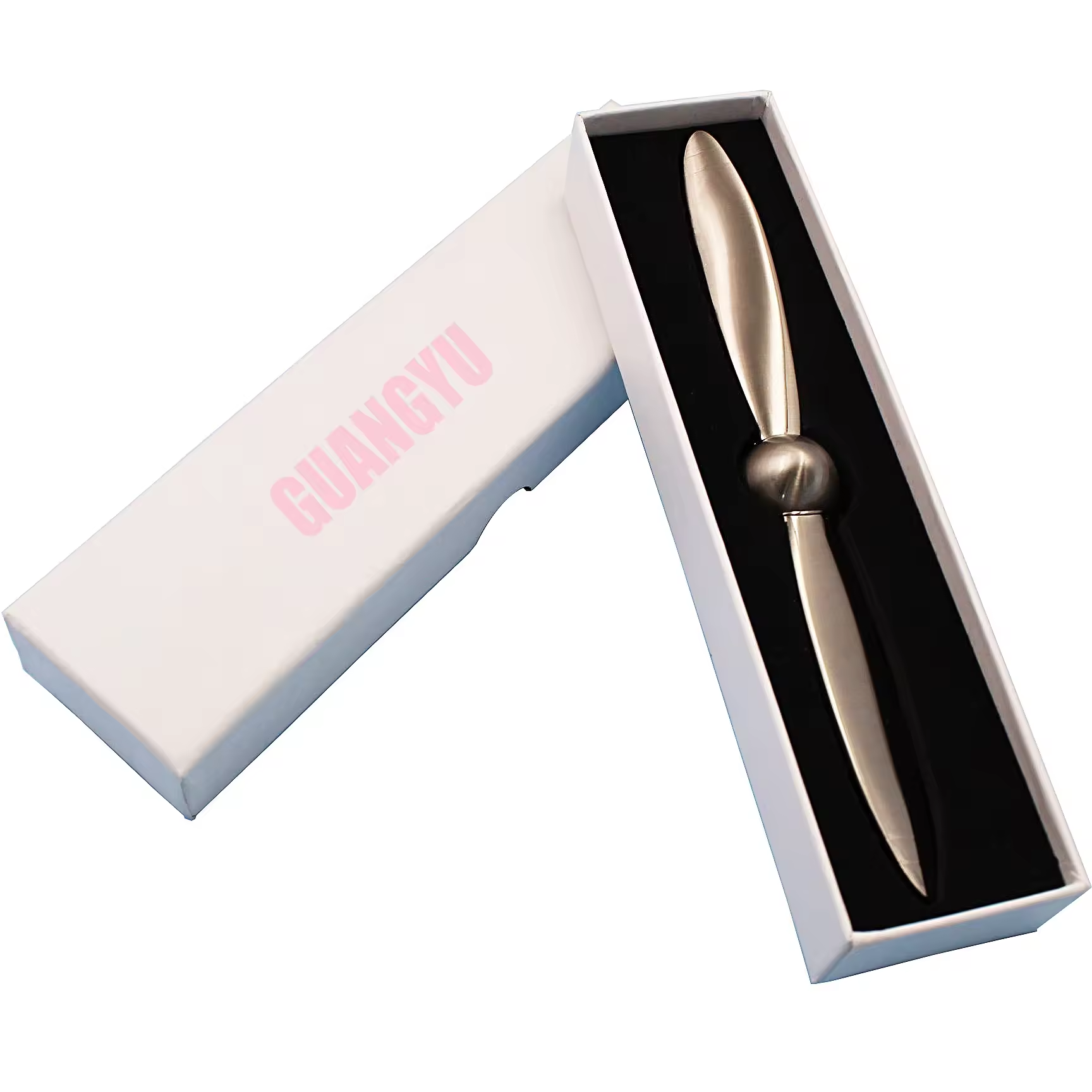 Elegant Spinning Propeller Metal Letter Opener for Business Gifts