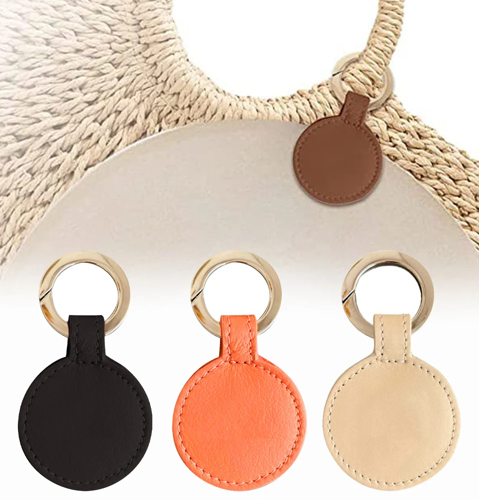 PU Leather Simple Business Car Jewelry Leather Key DIY Key Ring