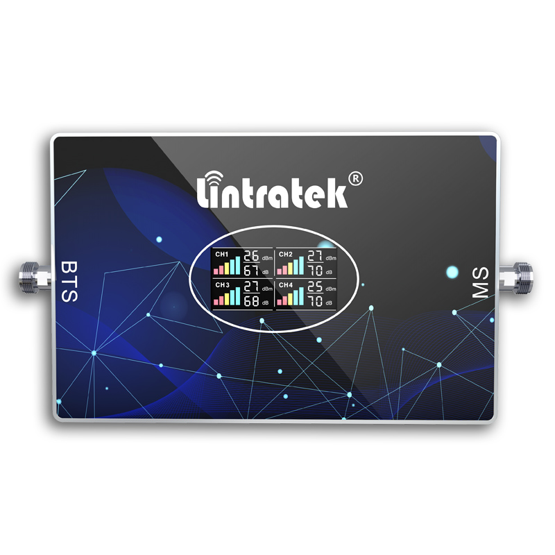 4 Band усилитель сигнала ретранслятор Lintratek 2g 3G GSM 900 DCS 1800 3G UMTS WCDMA 2100 4G LTE-2600 Cell