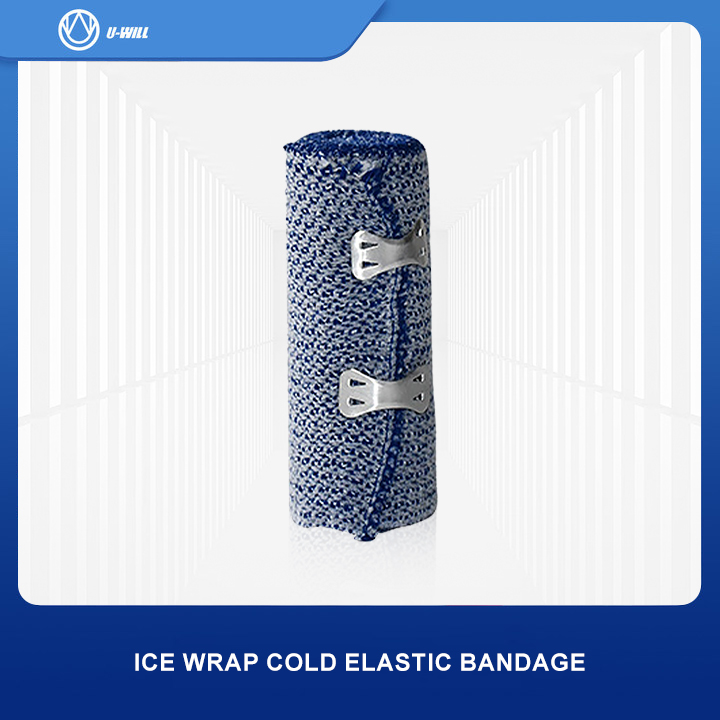 Studený elastický obvaz s ledovým zábalem