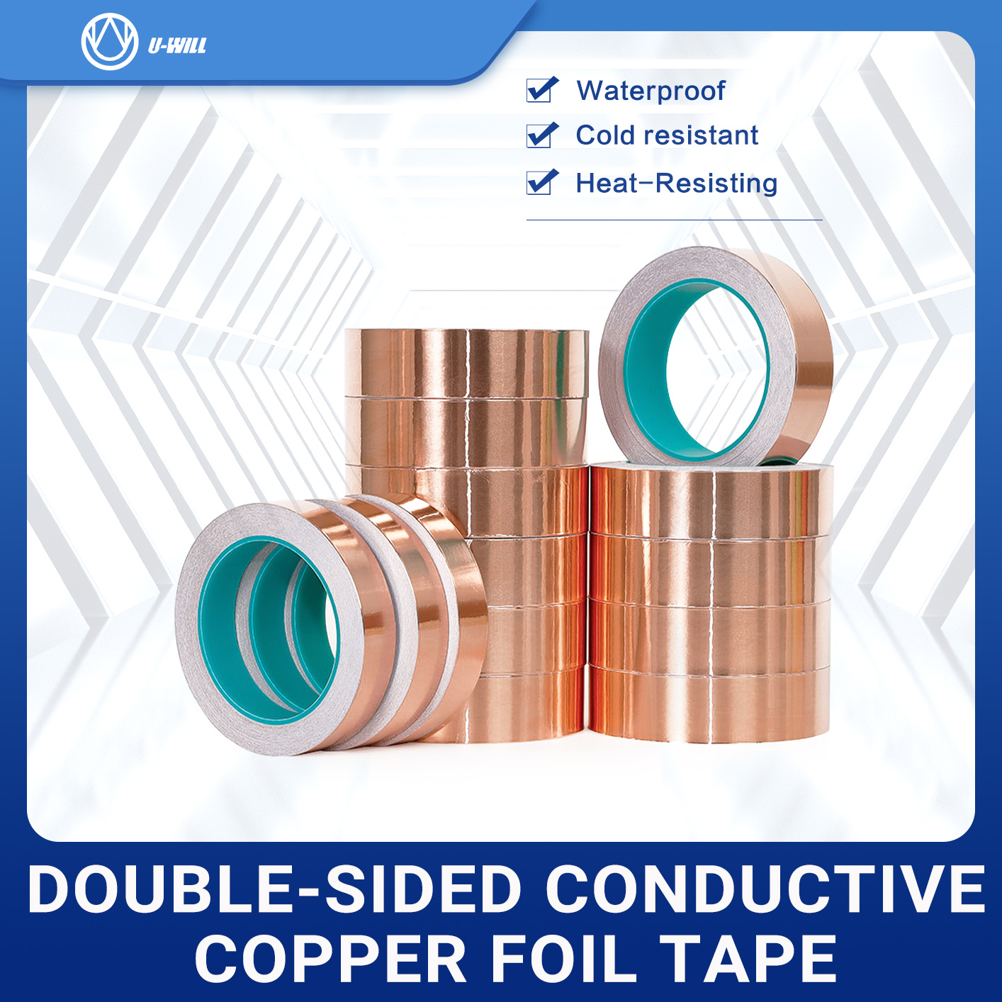 Double-sided conductive copper foil tape