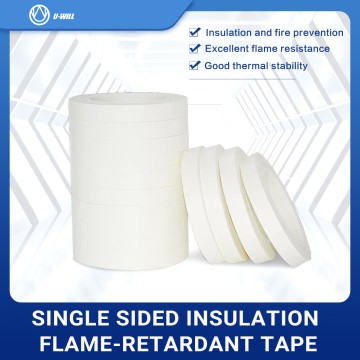 Single sided insulation flame-retardant tape