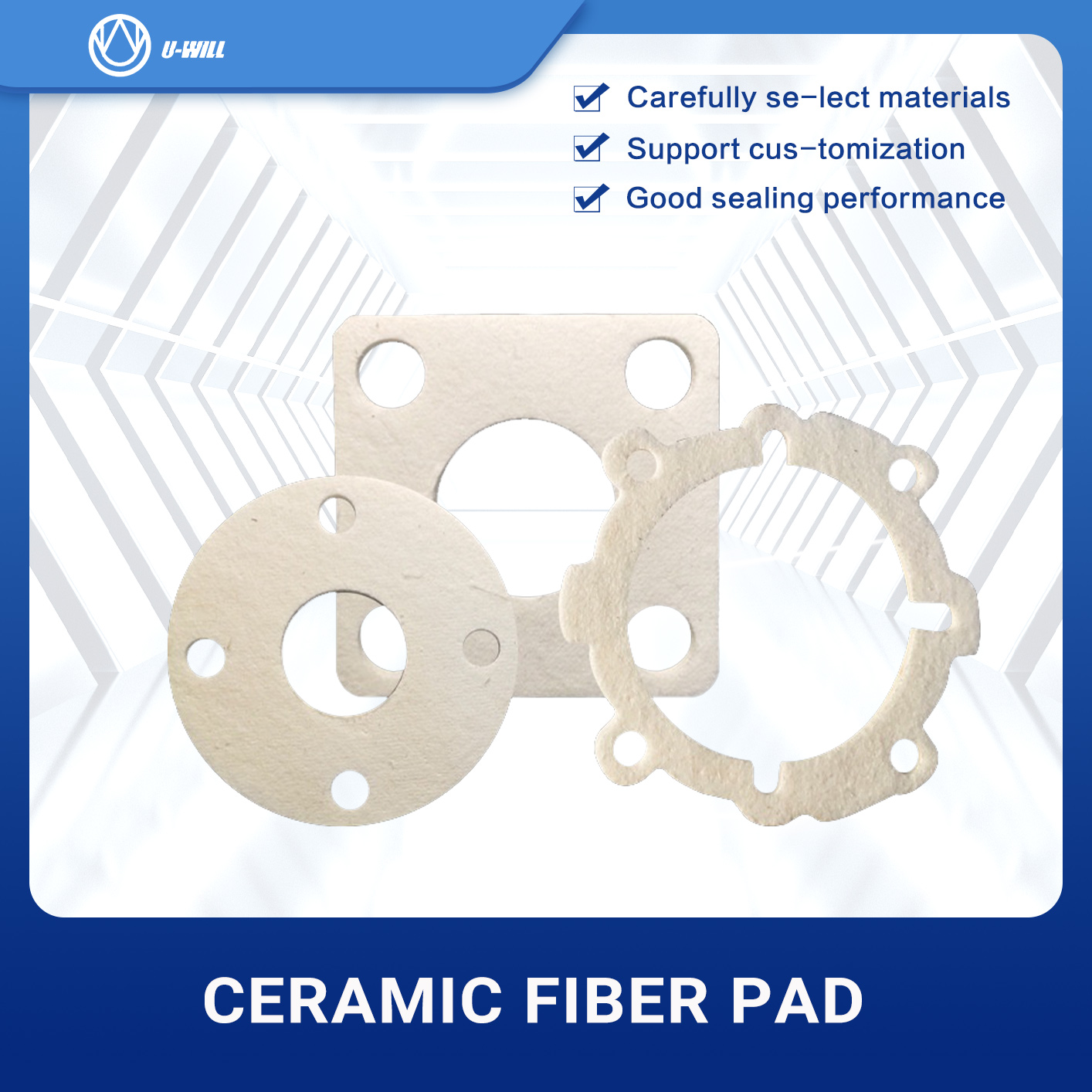 Thin ceramic fiber reinforced airgel