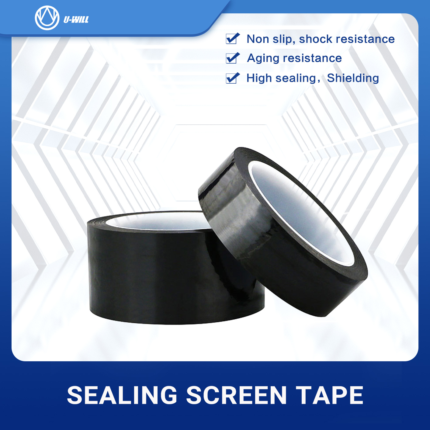 Screen sealing tape