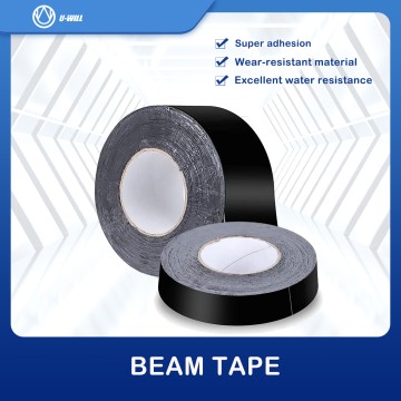 Factory direct sales self-adhesive black butyl waterproof tape wear-resistant repair leaking deck joist tape