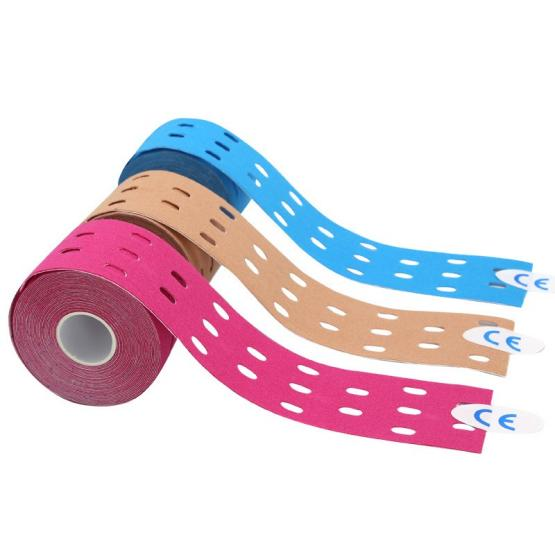 U-Will Sports Punch Tape | Better stretchability and Breathability | Pain Relief Tape for Joints, Knees, Ankles, and Shoulders | Physical Therapy motor function Tape | Waterproof Elastic Tape