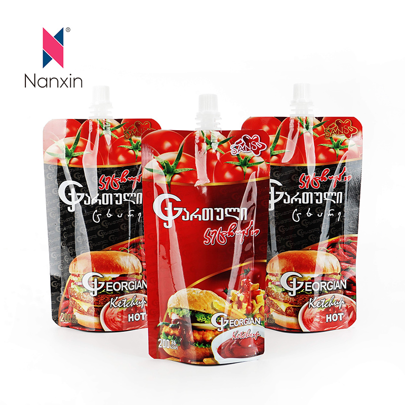 Пластиковый Пищевой Класс 500 Г Горячий Соус Упаковка Мешки Knorr Соус Пакеты