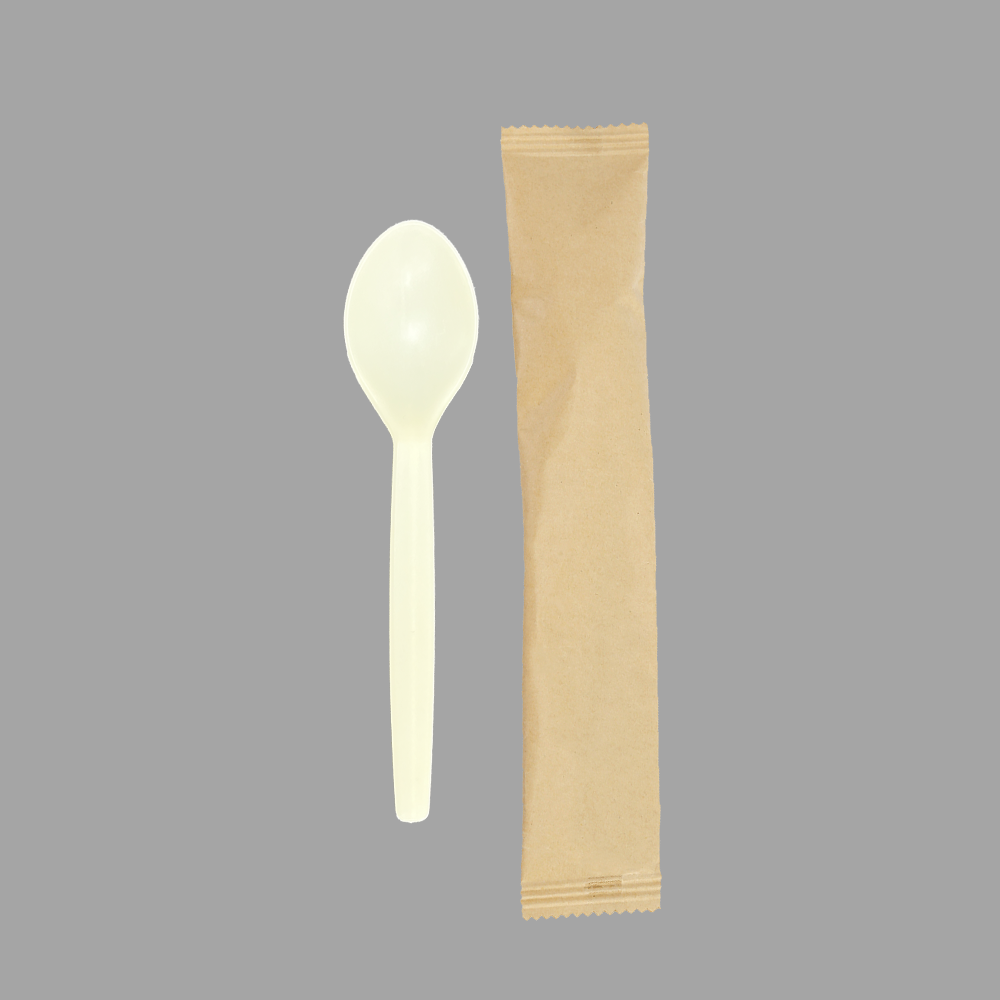 Quanhua SY-12-SP-I  6.15"/156mm(± 2 mm) PSM spoon, bulked or wrapped by bio bags, kraft paper bags or customized packages
