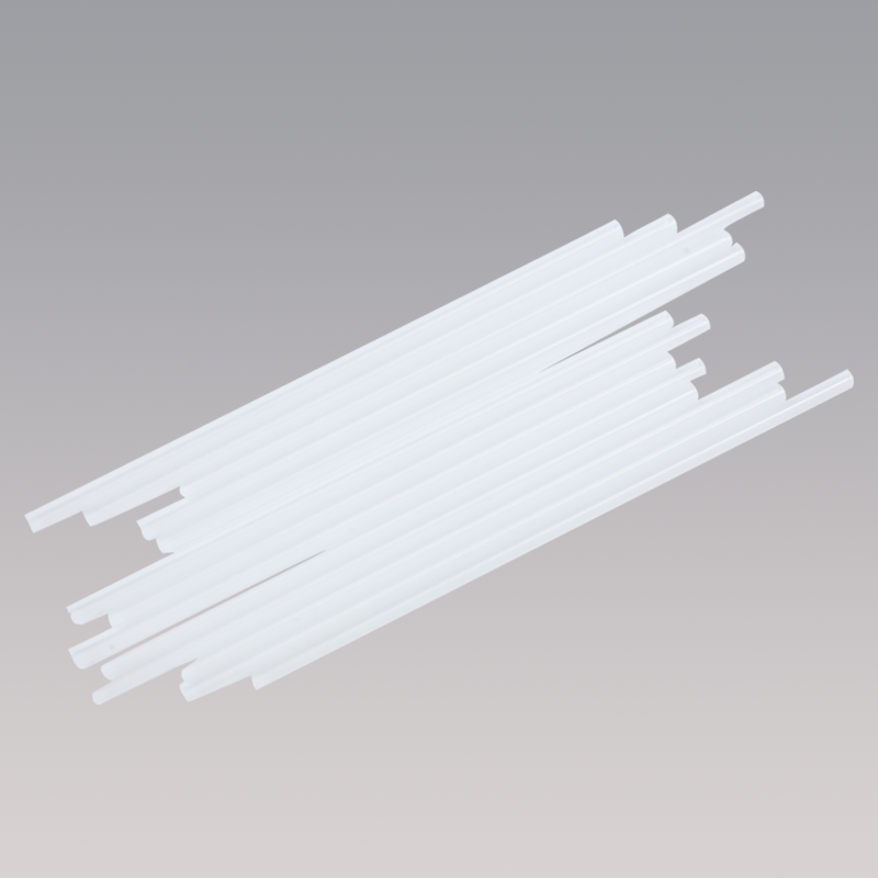 QH-ST-5 Φ5 x 200 mm Biodegradable PLA drinking straw in bulk package.