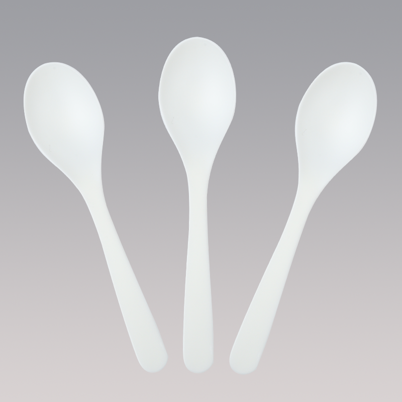 SY-18-TS Tea Spoon, CPLA tasting spoon 114mm/4.5 inch in bulk packages