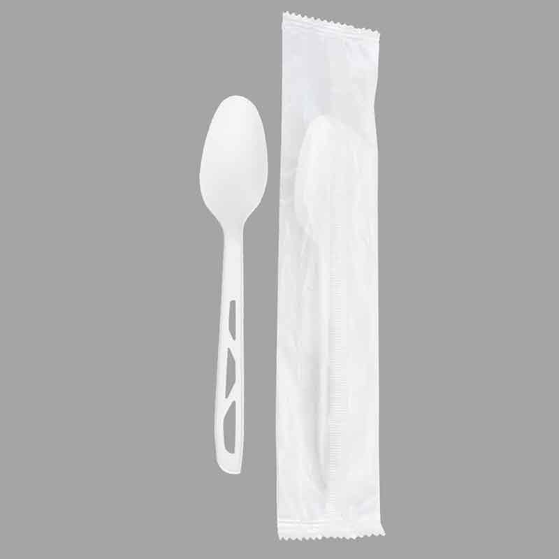 SY-017-SP-I 6inch/155mm Biodegradable Customized spoon in bio bags or kraft bags.