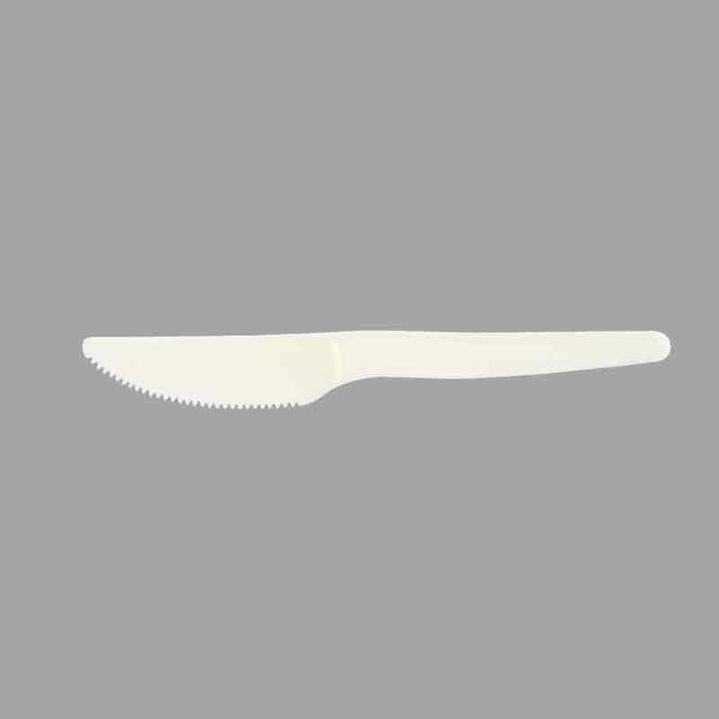 Quanhua SY-01-KN-I, 6inch/152mm(± 2 mm) PSM knife, CornStarch cutlery.